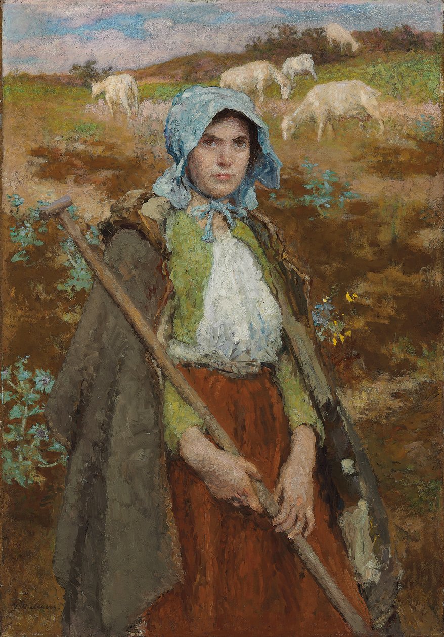 Der Ziegenhirte von Julius Gari Melchers