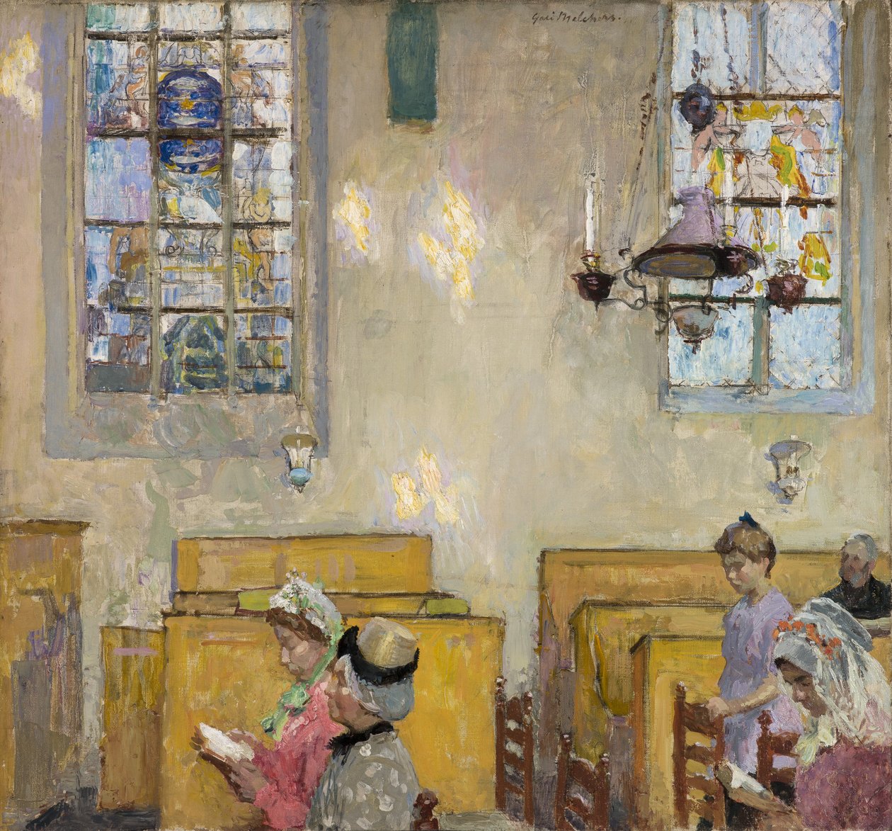Vesper, um 1910 von Julius Gari Melchers