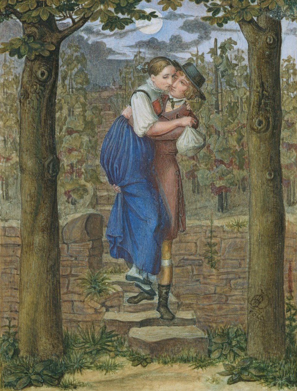 Hermann und Dorothea, 1828 von Julius Oldach