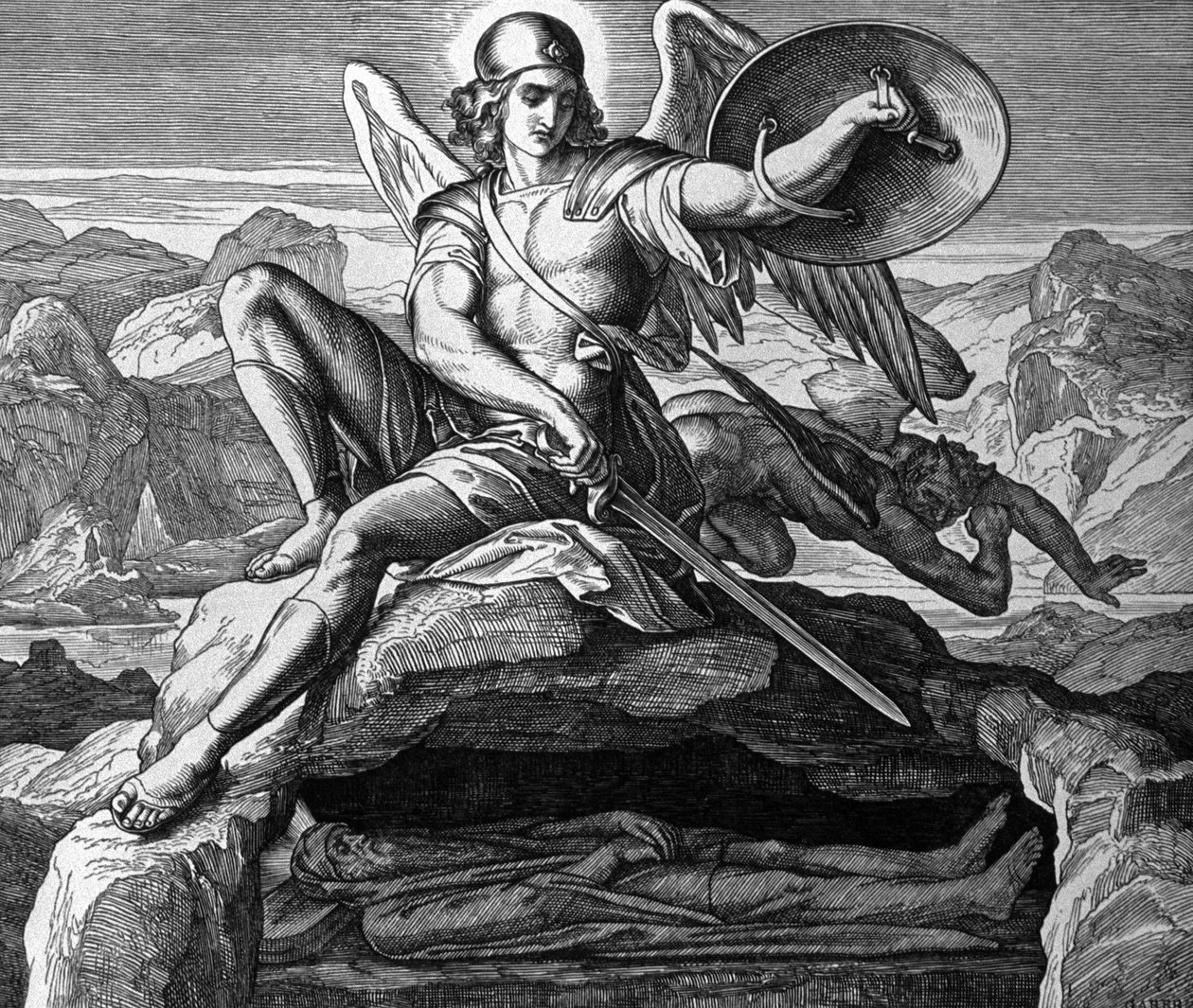 Der Tod des Mose von Julius Schnorr von Carolsfeld