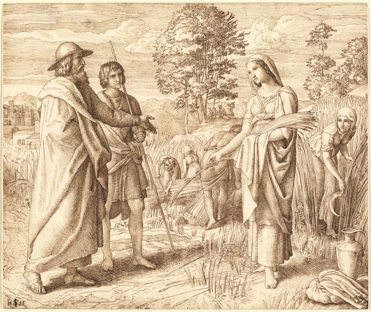 Ruth und Boas von Julius Schnorr von Carolsfeld