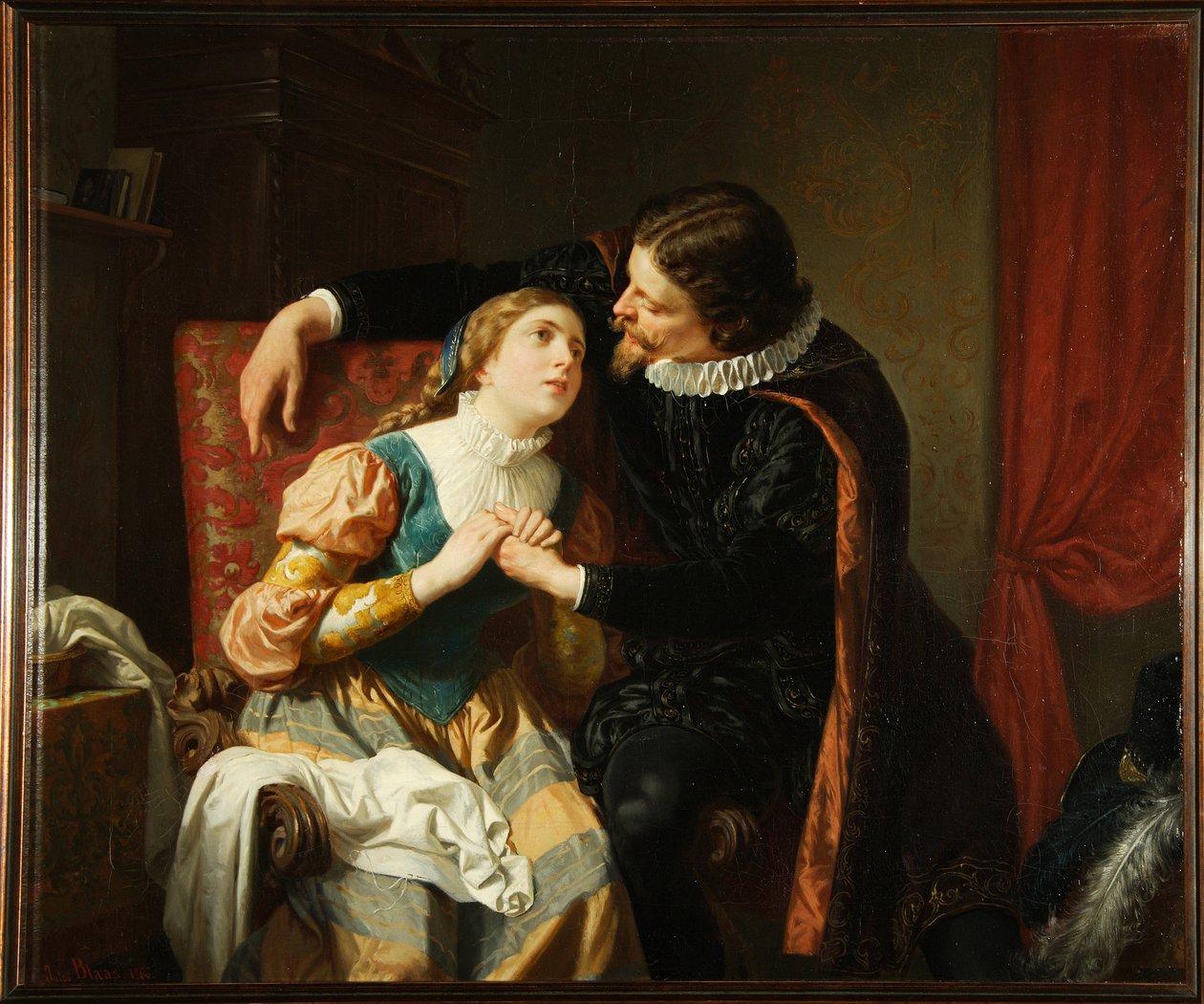 Egmont und Klärchen von Julius von Blaas