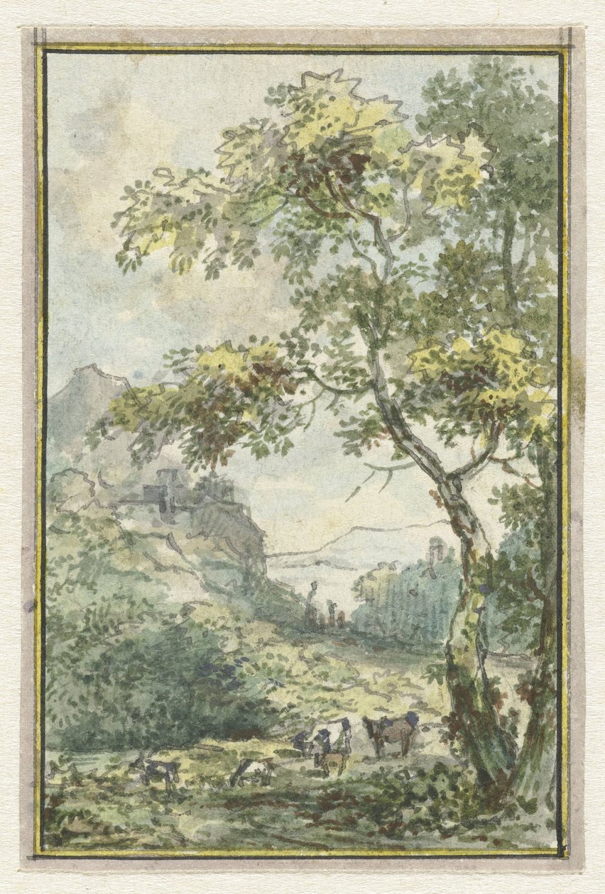 Landschaft mit Vieh von Jurriaan Andriessen