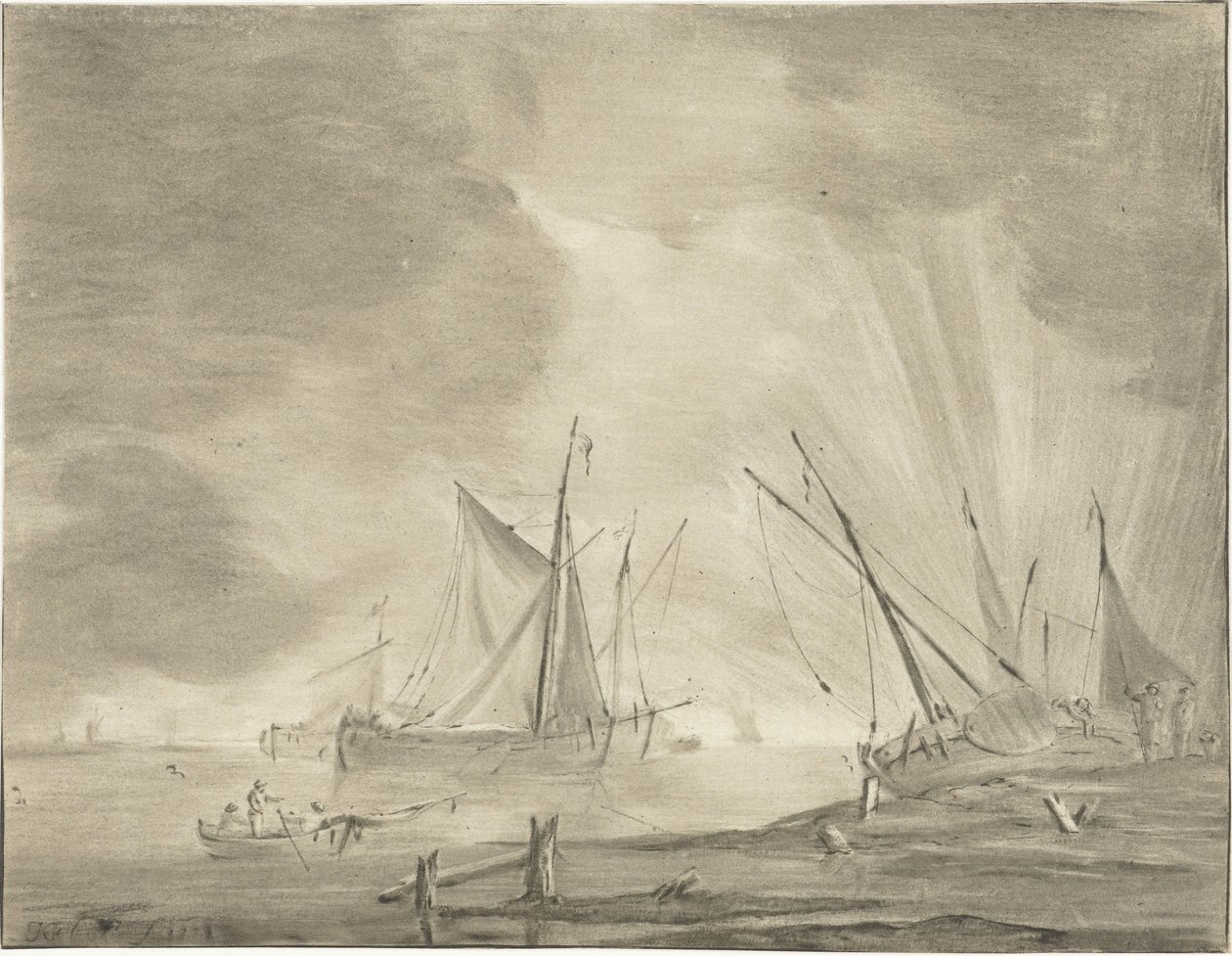 Flusslandschaft von Jurriaan Cootwijck