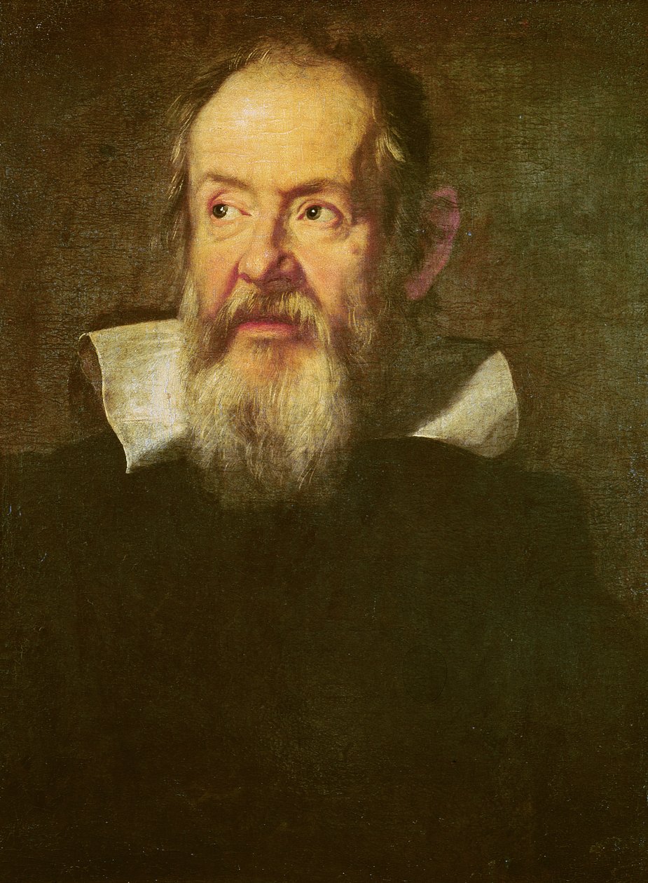 Porträt von Galileo Galilei (1564-1642), 1636 von Justus Sustermans