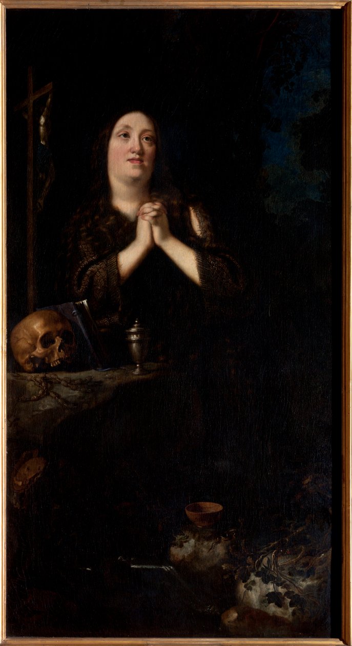 Porträt von Maria Maddalena von Österreich als Heilige Maria Magdalena, ca. 1620 von Justus Sustermans