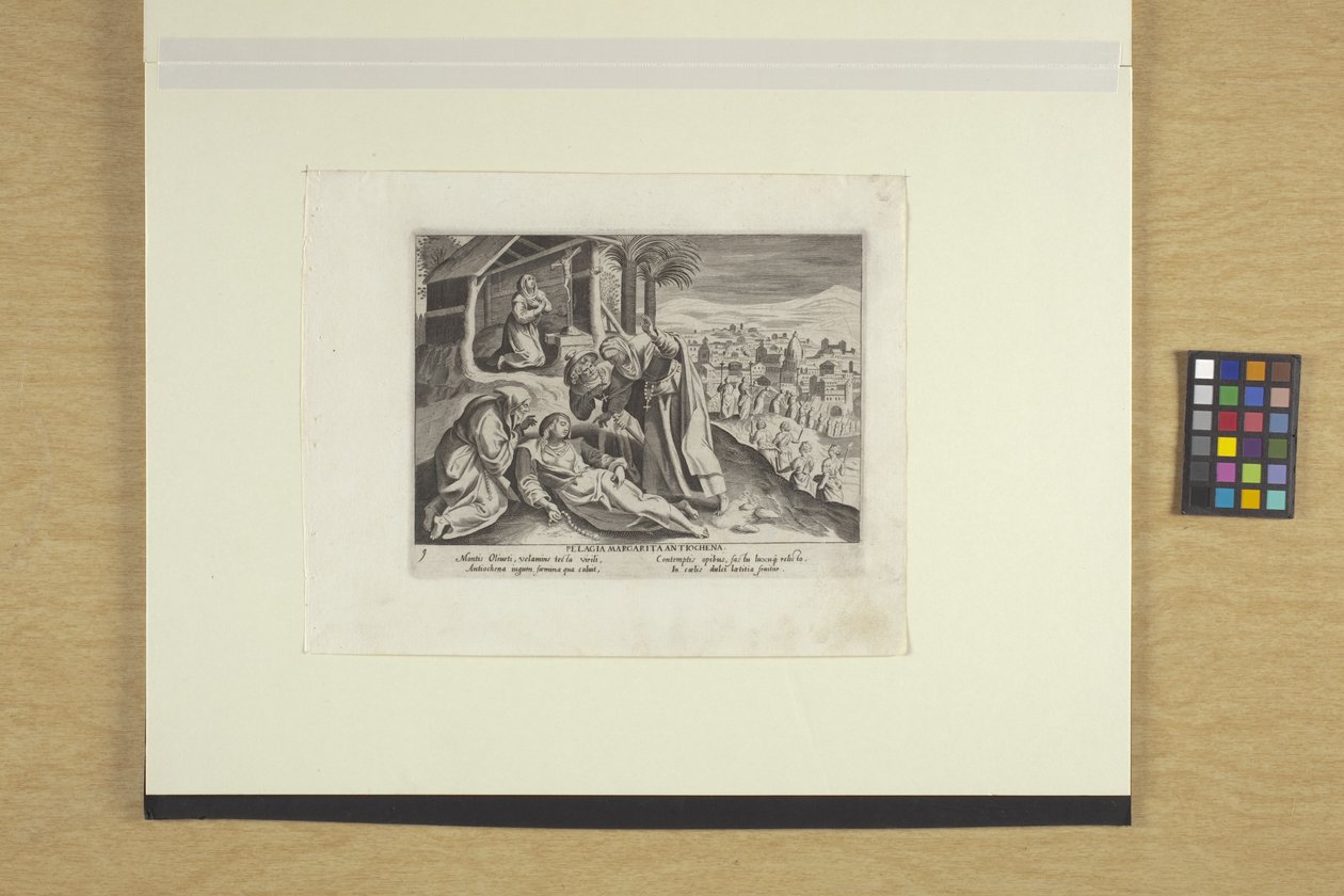 Pelagia Margarita Antiochena von Justus Sadeler