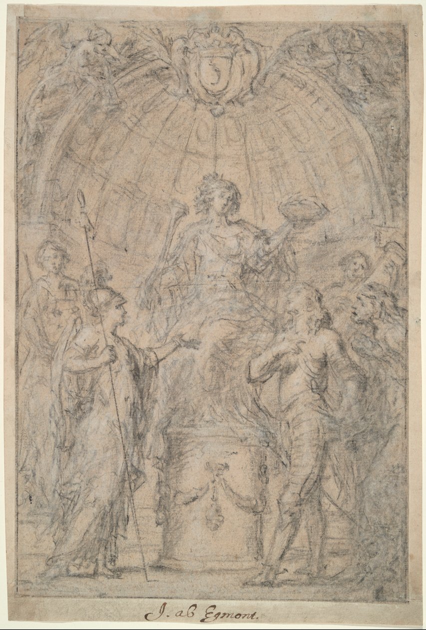 Ruhm krönt einen General von Justus van Egmont