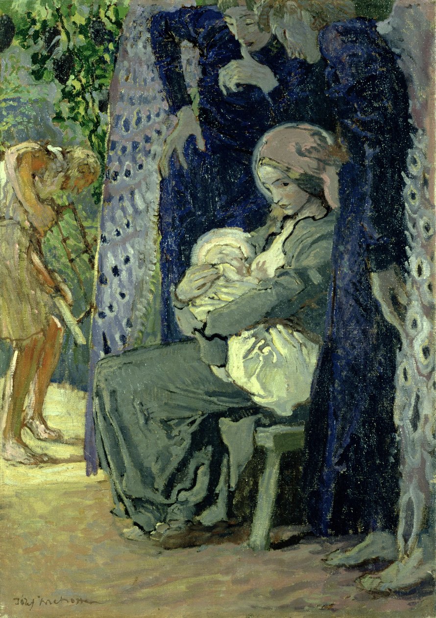 Heilige Familie, ca. 1913 von Józef Mehoffer