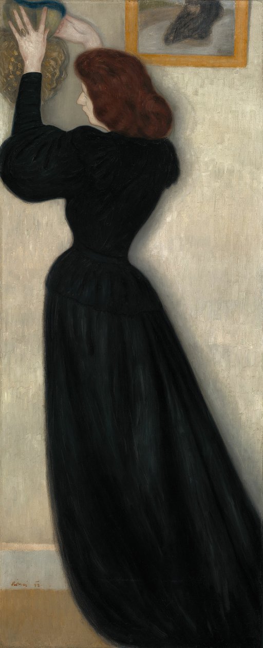 Schlanke Frau mit Vase, 1894 von József Rippl Rónai