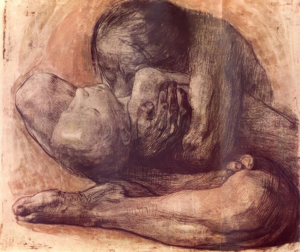 Frau mit totem Kind von Käthe Kollwitz