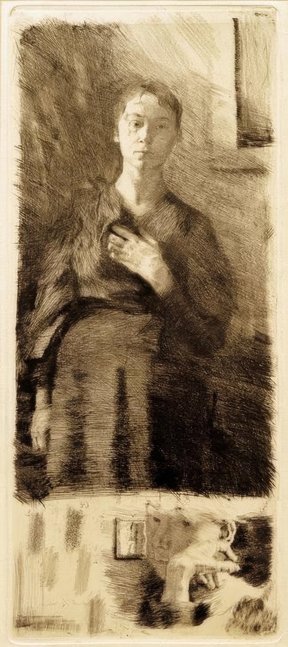Zwei Selbstbildnisse von Käthe Kollwitz