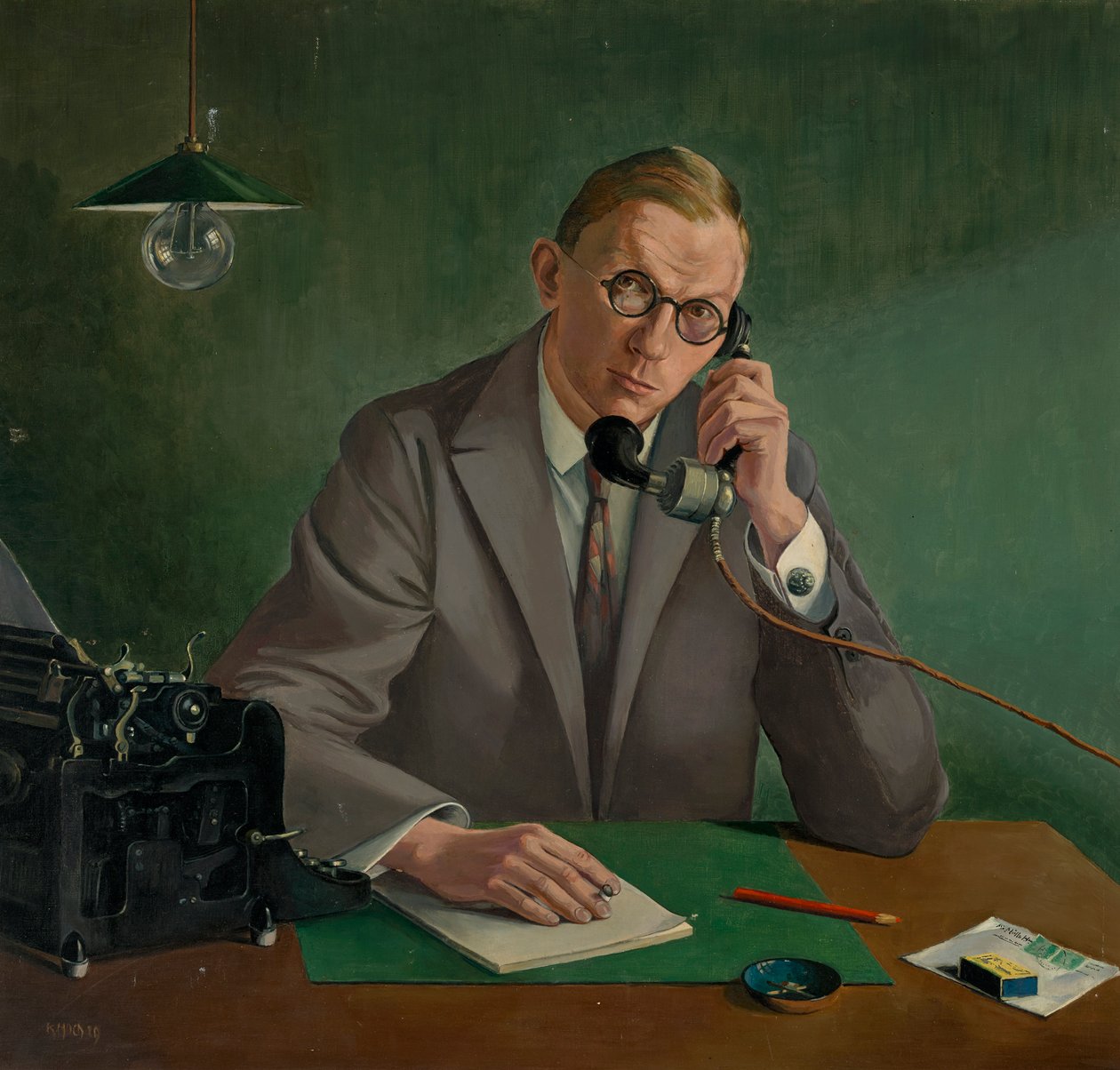 Bildnis Dr. E. Müller-Kamp von Käthe Hoch