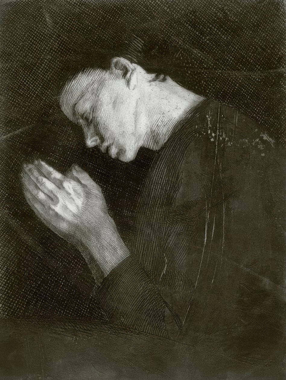 Betendes Mädchen von Käthe Kollwitz