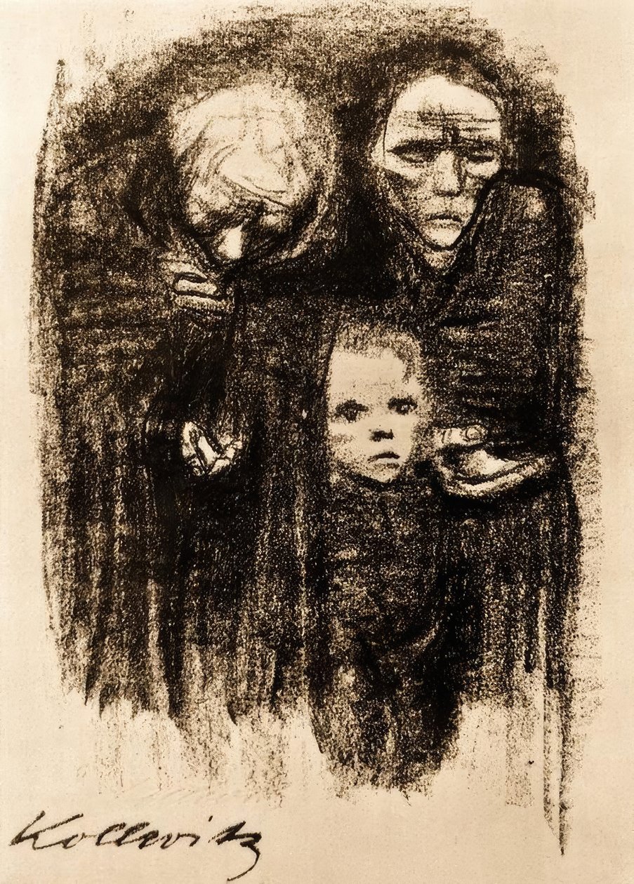 Bettelnde von Käthe Kollwitz