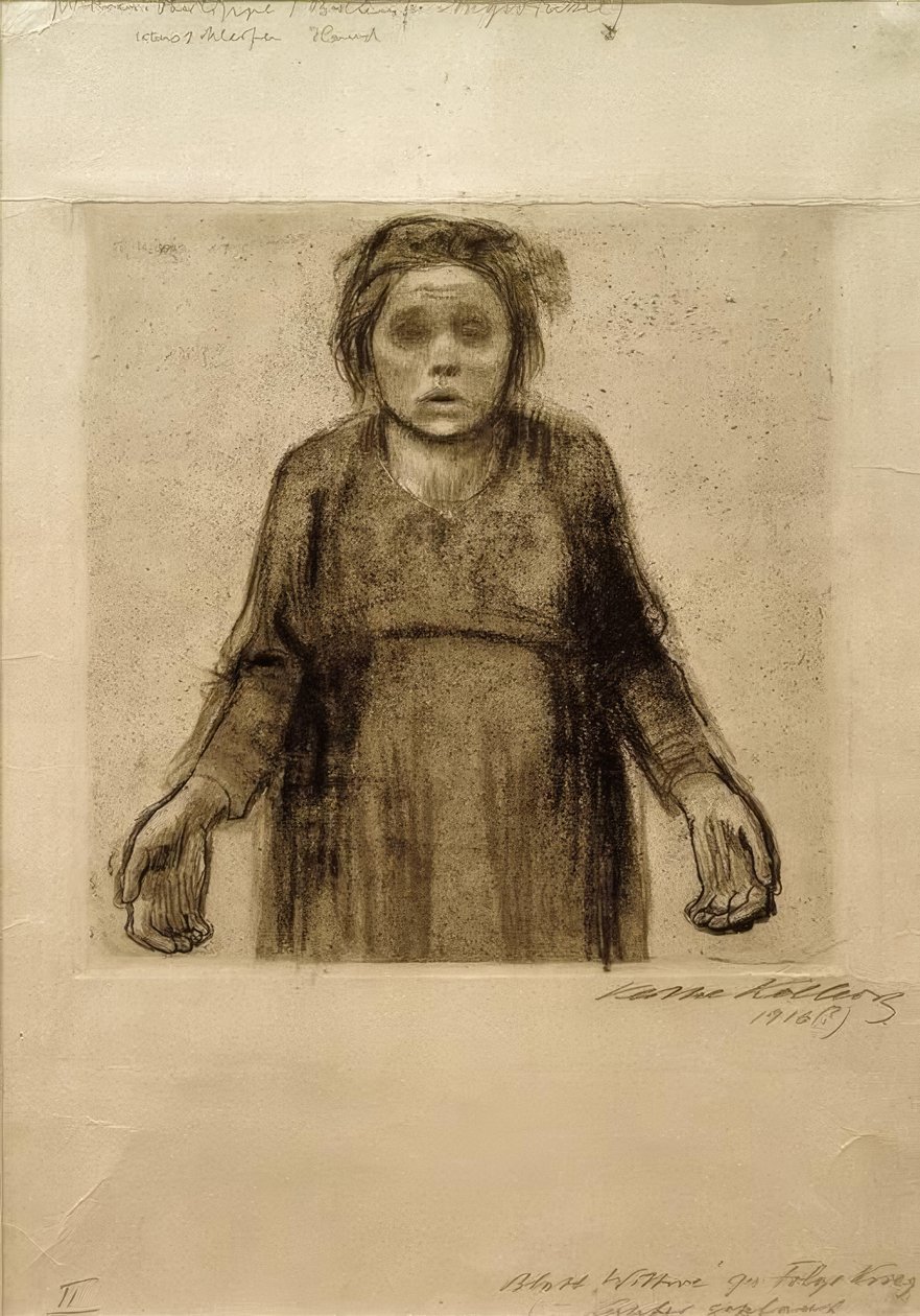 Die Witwe von Käthe Kollwitz