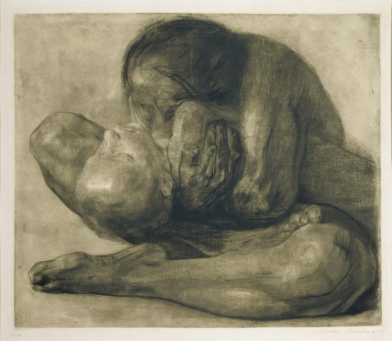 Frau mit totem Kind von Käthe Kollwitz