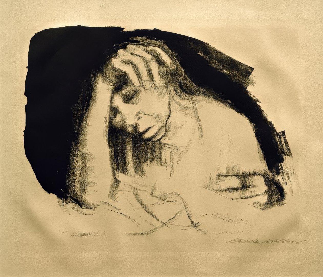 Heimarbeit von Käthe Kollwitz