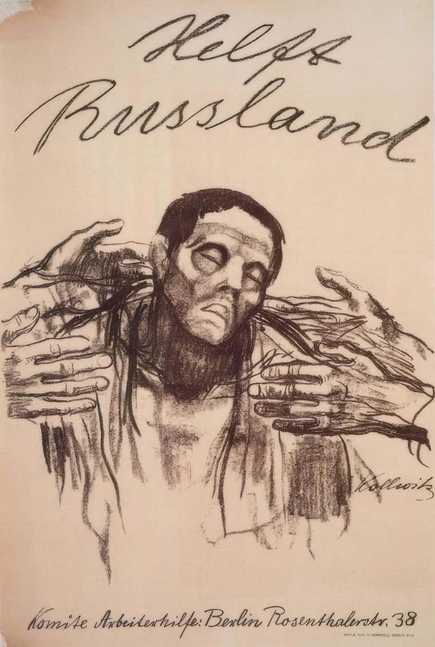 Helft Russland! von Käthe Kollwitz