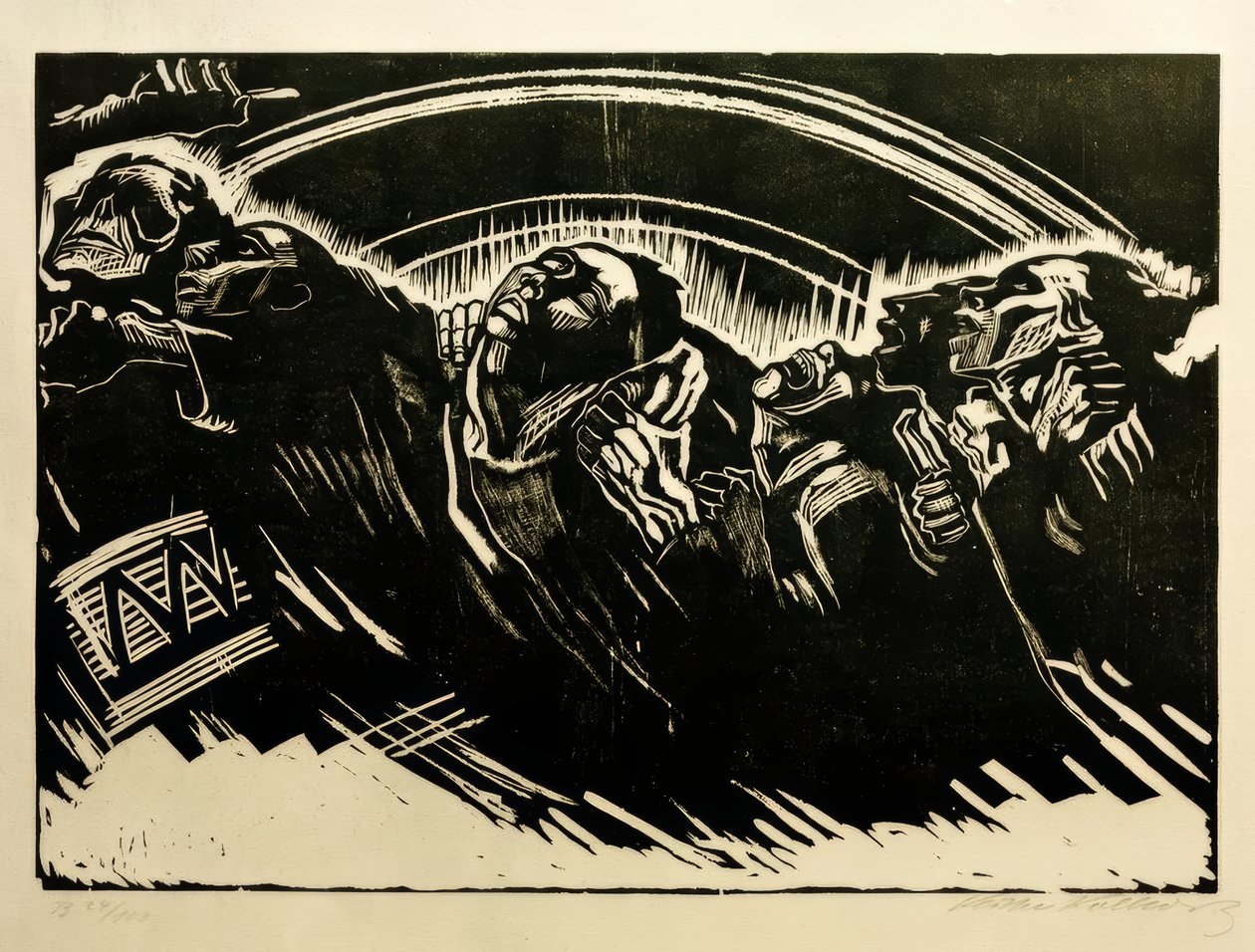 Die Freiwilligen von Käthe Kollwitz