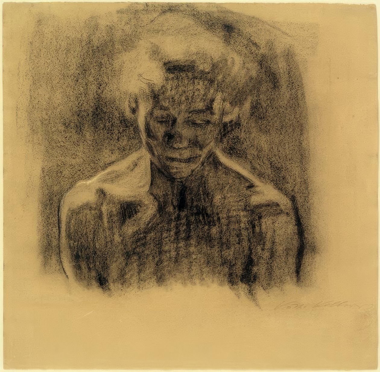 Weiblicher Halbakt von Käthe Kollwitz