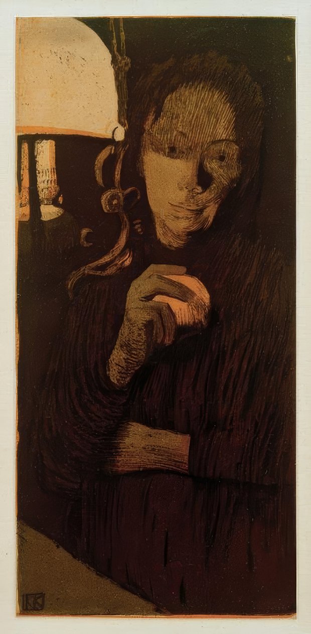 Frau mit Orange / 1901 von Käthe Kollwitz