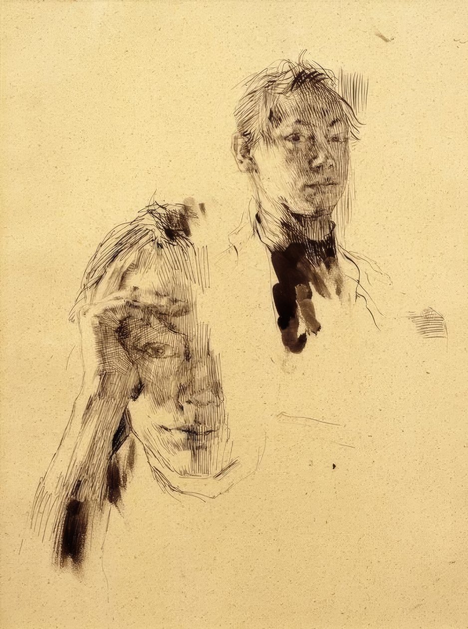 Zwei Selbstbildnisse von Käthe Kollwitz
