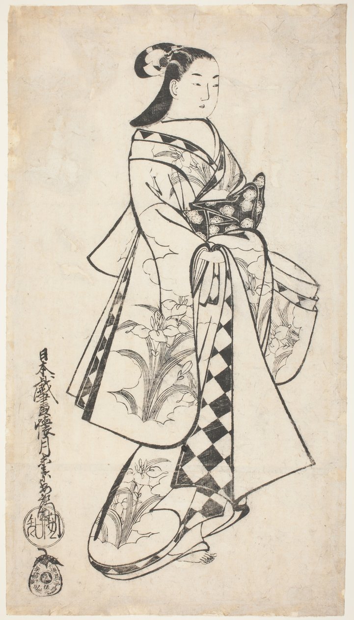 Stehende Schönheit von Kaigetsudo Anchi