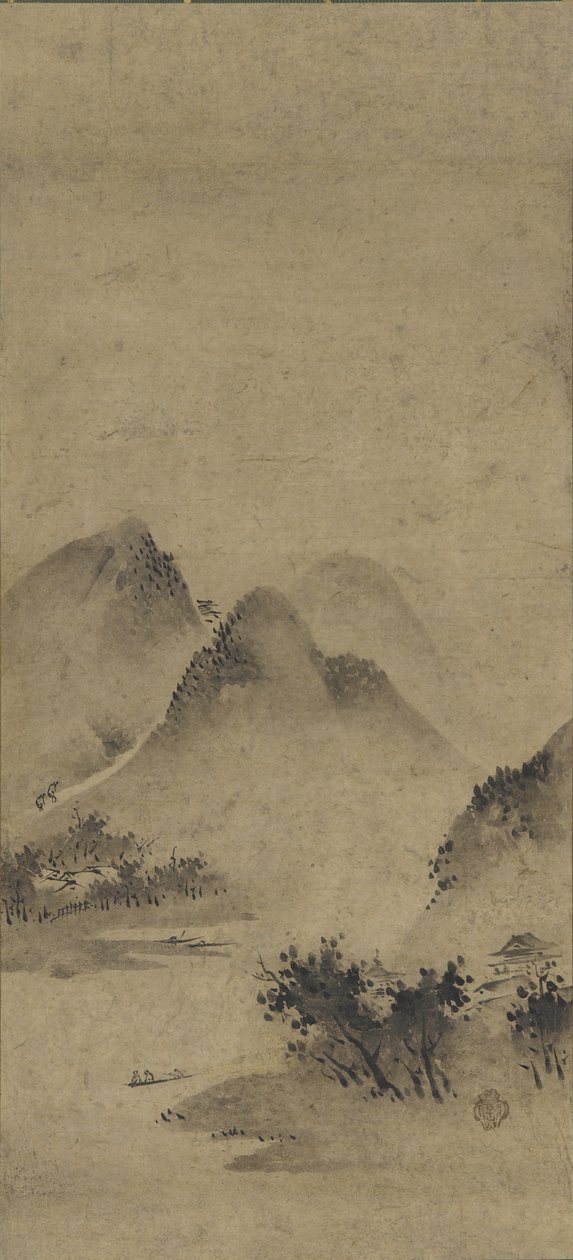 Landschaft, Muromachi-Periode von Kano Motonobu
