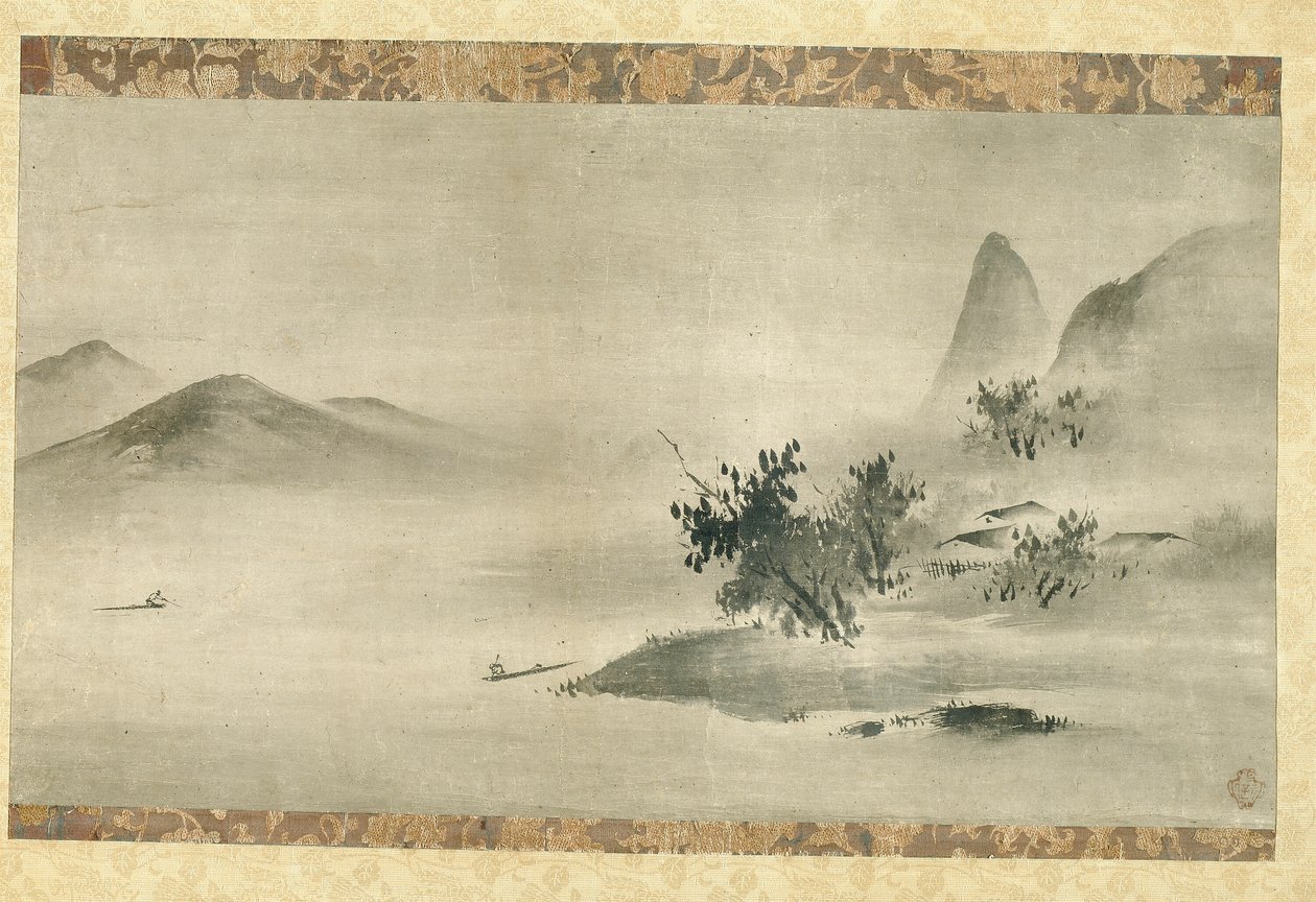 Tuschlandschaft von Kano Motonobu