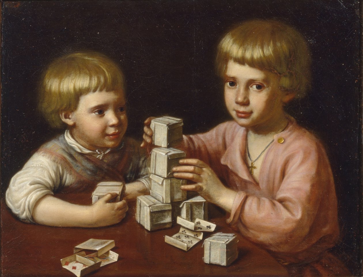 Kinder spielen von Kapiton Stepanovich Pavlov