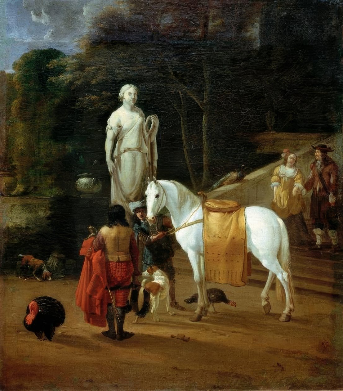 Abschied vor dem Palast von Karel Dujardin