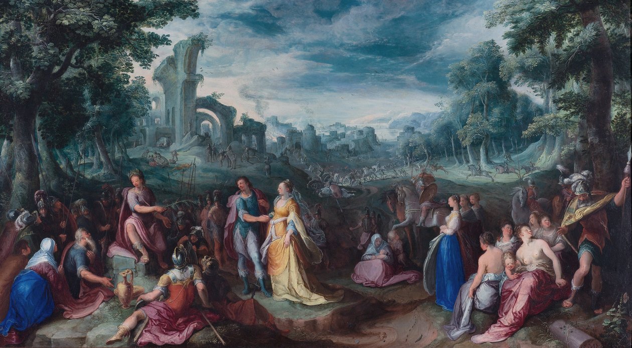 Die Mäßigung des Scipio von Karel van Mander the Elder