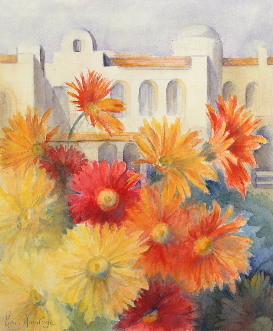Gerbera von Karen Armitage
