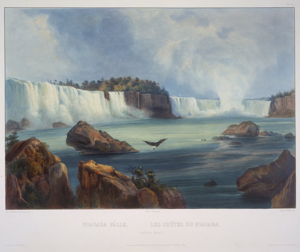 Niagarafälle von Karl Bodmer