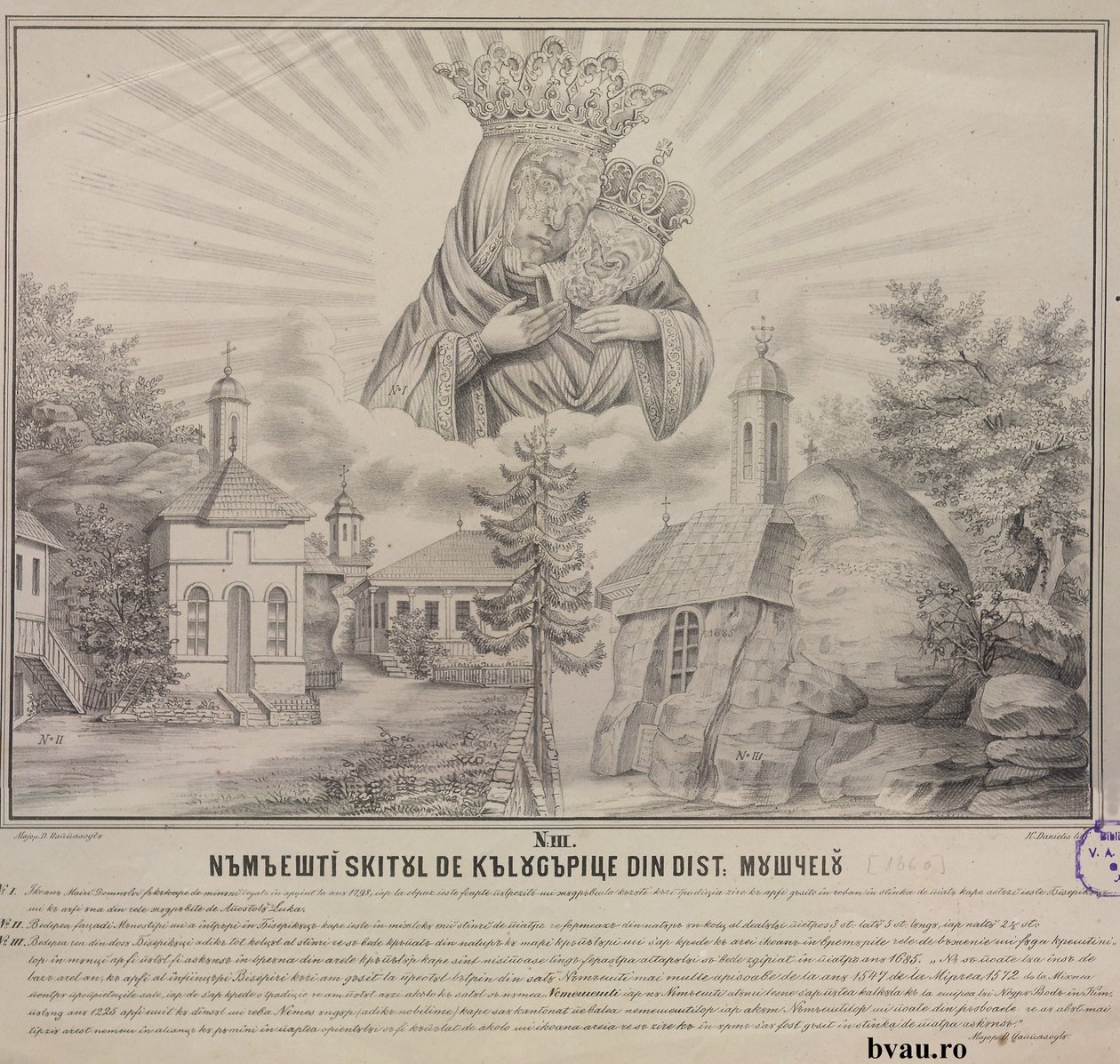 Kloster Nămăești von Karl Danielis