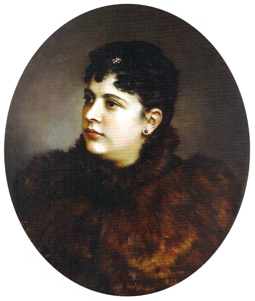 Porträt von Dona Tita von Karl Ernest Papf