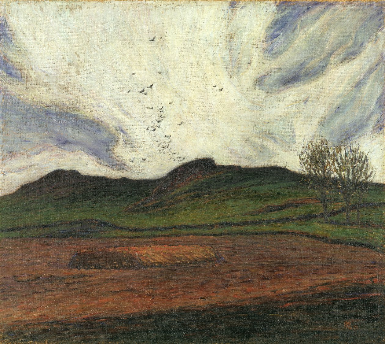 Sturmwolken, 1893 von Karl Fredrick Nordstrom