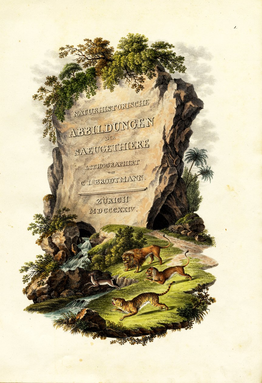 Titelseite, 1824 von Karl Joseph Brodtmann