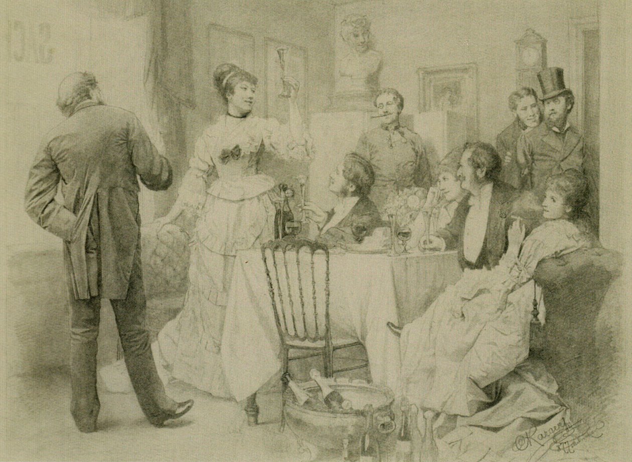 Champagnisieren beim Sacher von Karl Karger