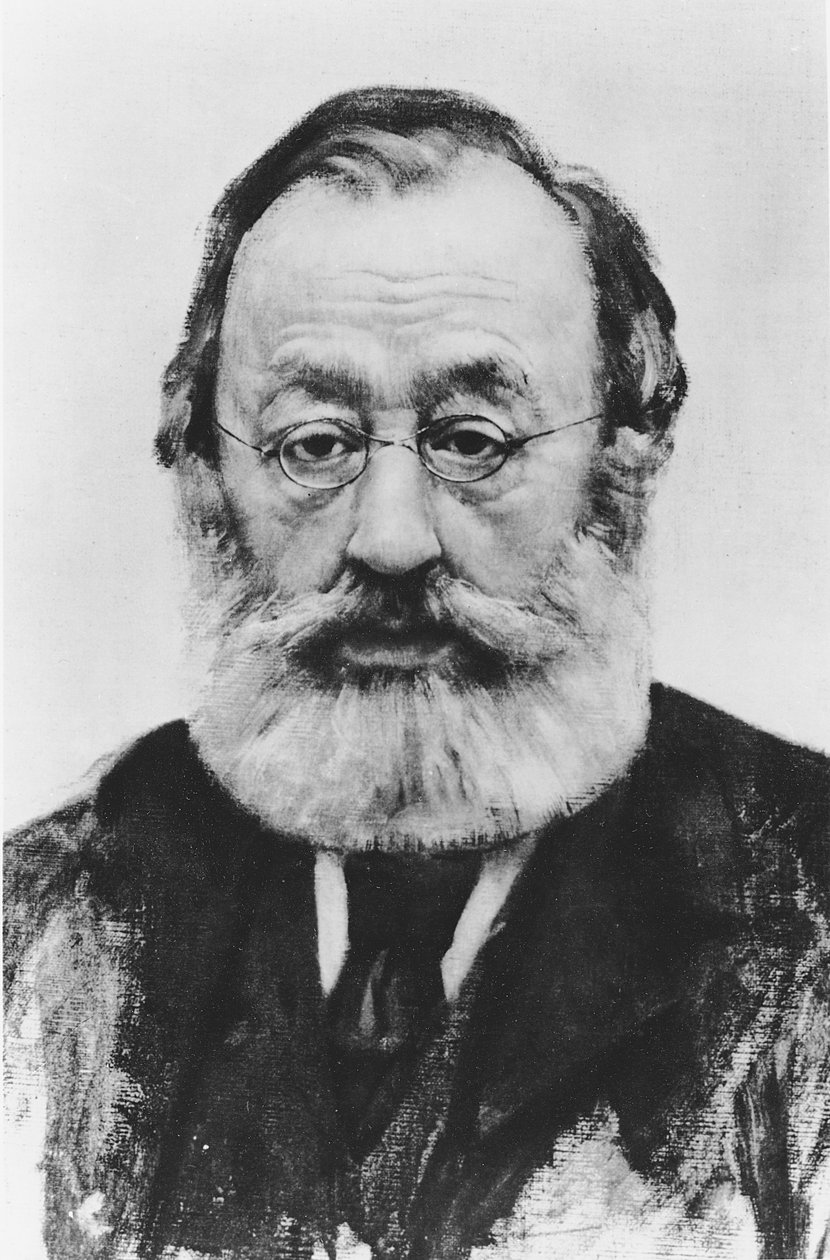 Porträt von Gottfried Keller von Karl Stauffer Bern