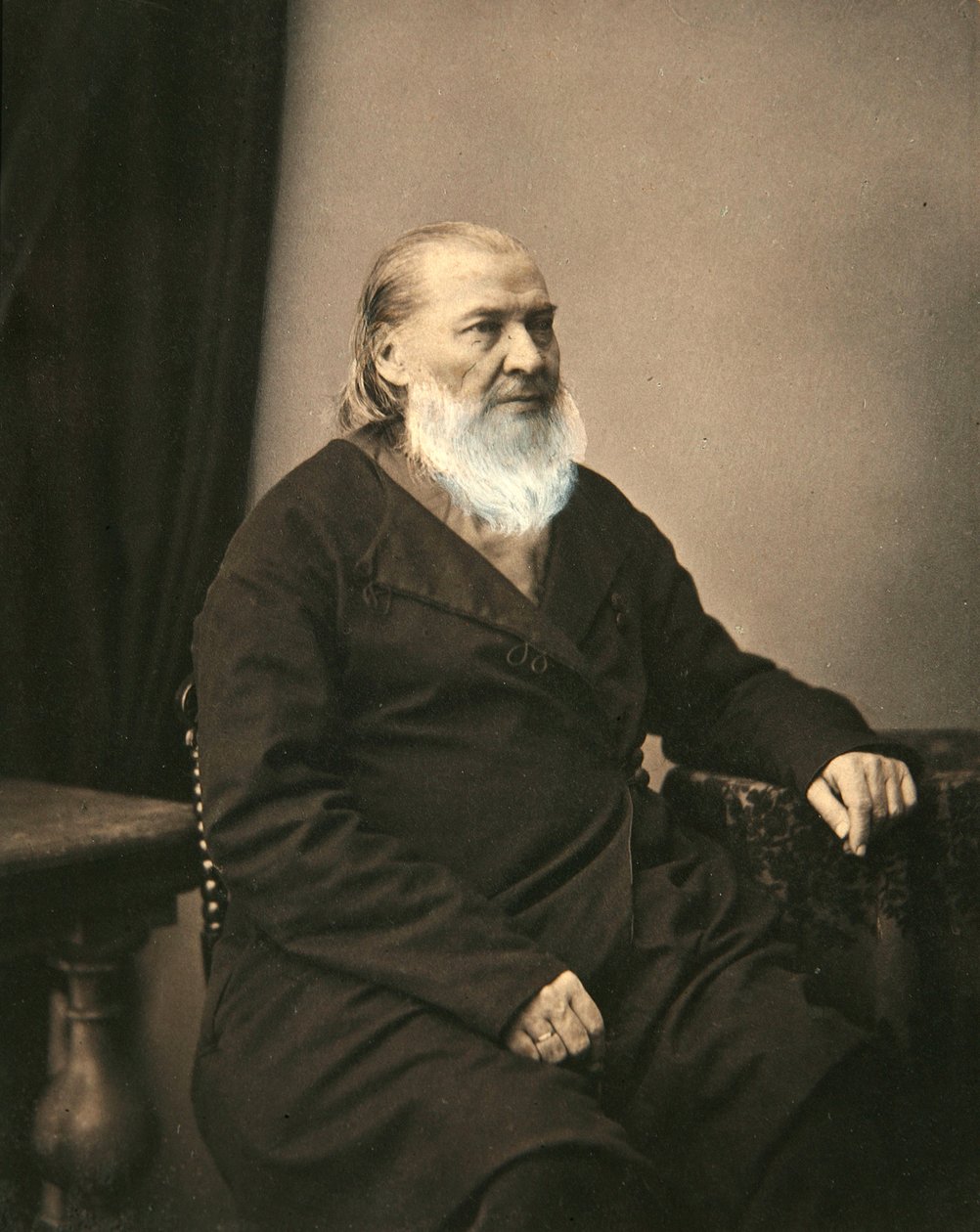 Sergei Aksakov, russischer Autor, 1850er von Karl August Bergner