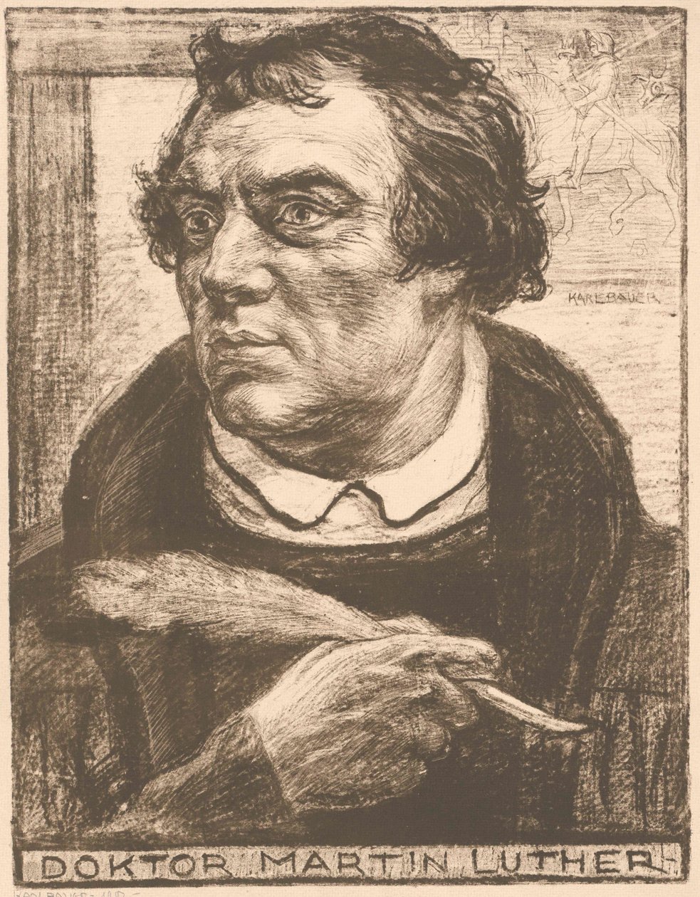 Martin Luther von Karl Bauer