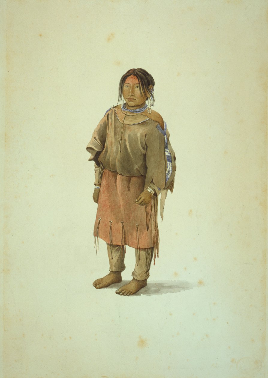 Blackfeet-Mädchen von Karl Bodmer