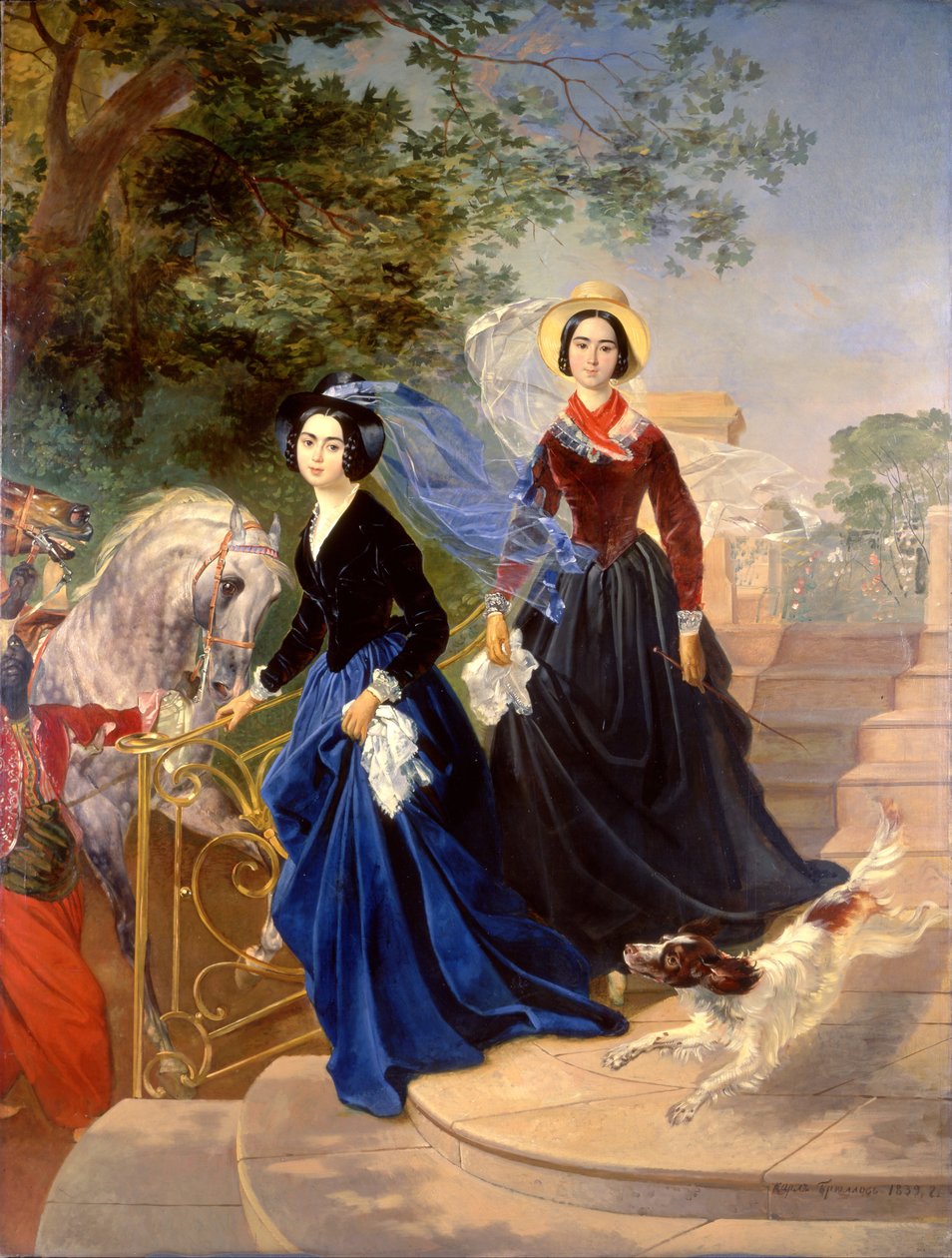 Porträt der Schischmarew-Schwestern von Karl Bryullov