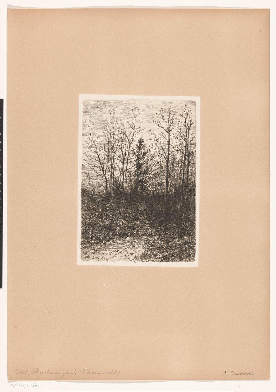 Waldlandschaft von Karl Buchholz