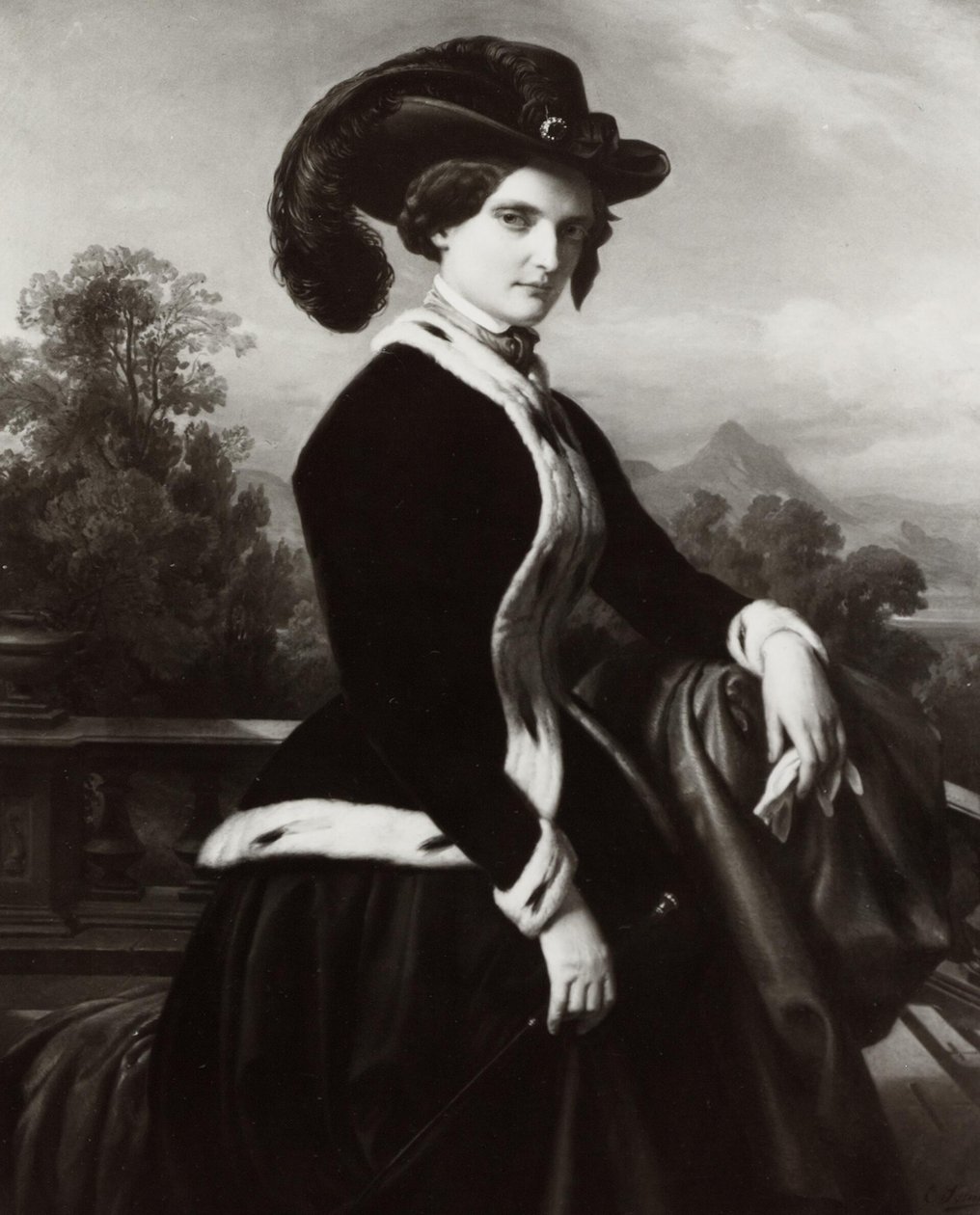 Porträt von Amalie Cockerill von Karl Ferdinand Sohn