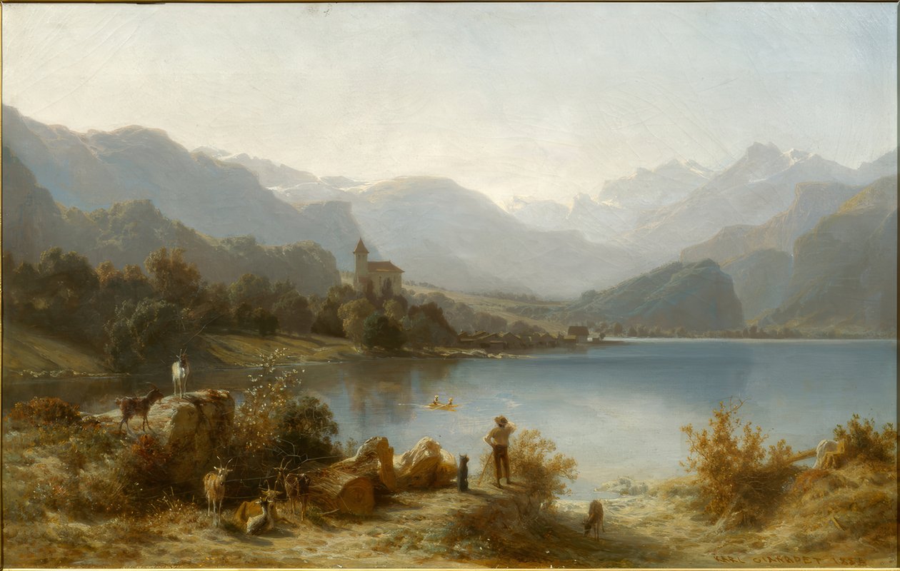 Brienz und der Brienzersee von Karl Girardet