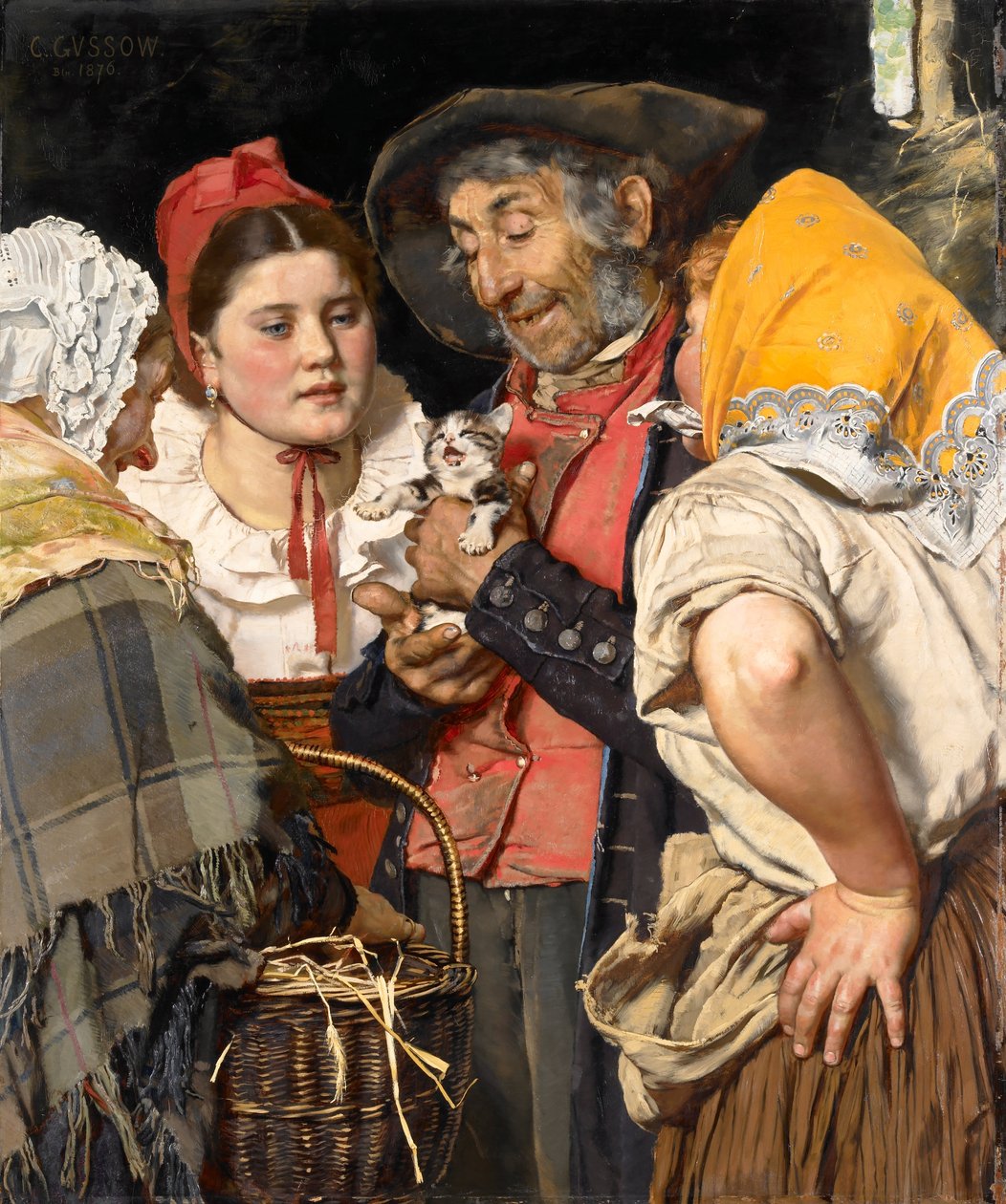 Schatz des alten Mannes (Das Kätzchen) von Karl Gussow
