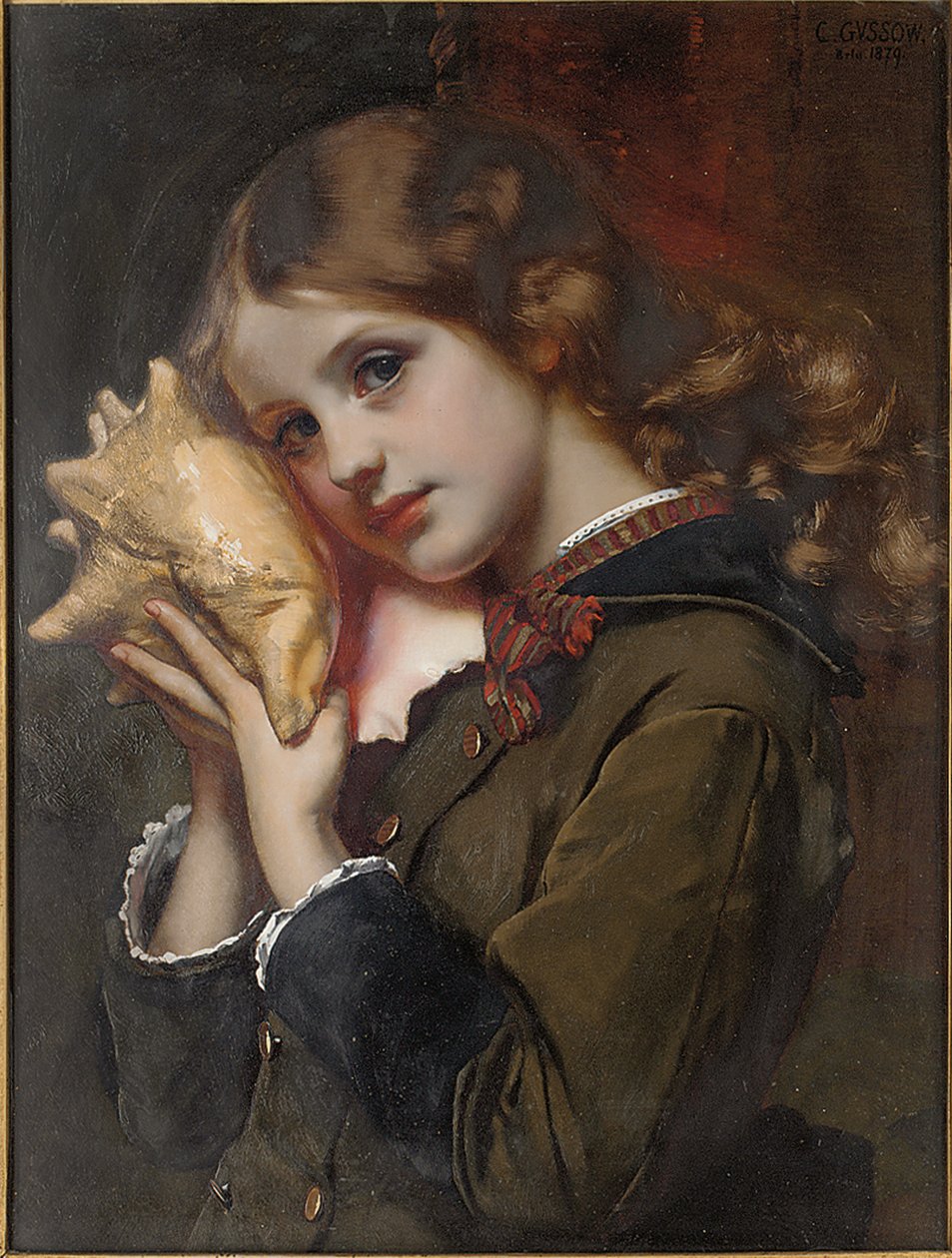 Der Klang des Meeres, 1879 von Karl Gussow